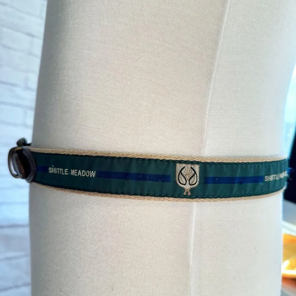YRI Men's Green and Blue Belt sz 36